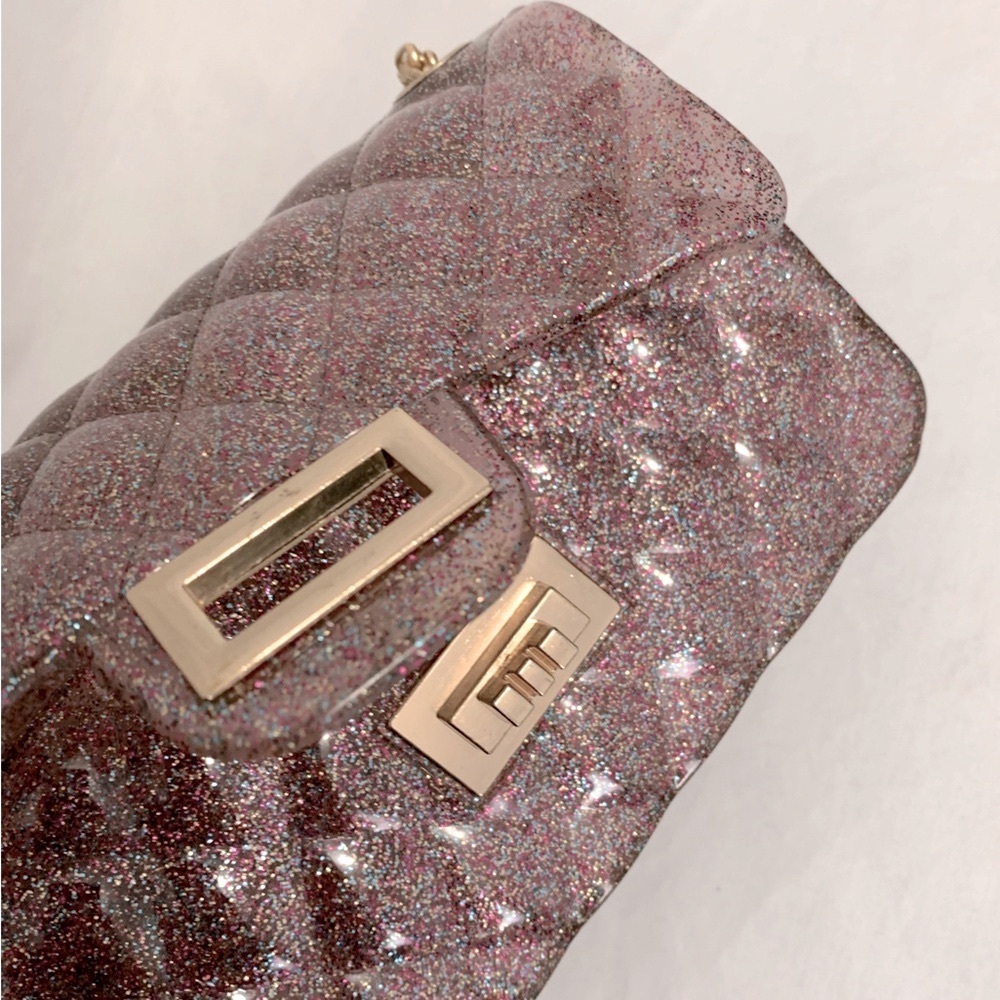 Jelly Style Sparkle Shoulder Bag - Picture 3 of 6
